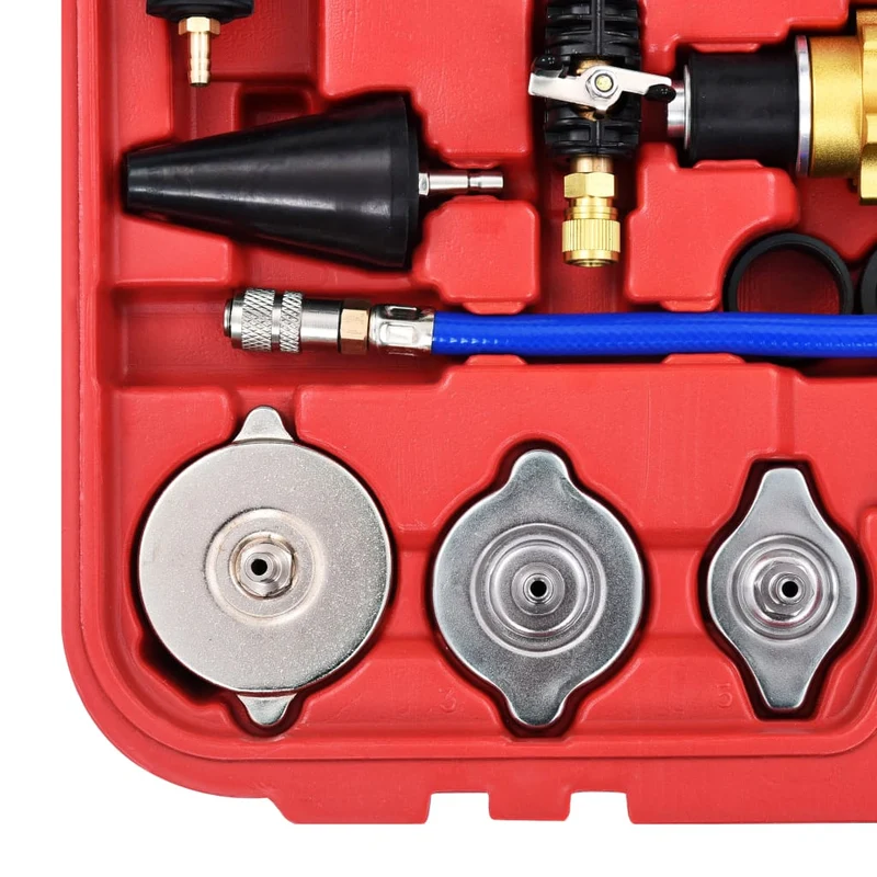 Kit testeur de pression de refroidissement universel 28 pièces