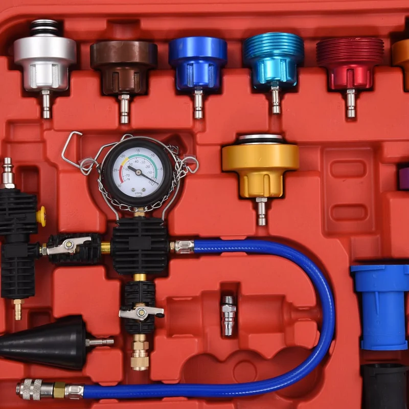 Kit testeur de pression de refroidissement 28 pièces