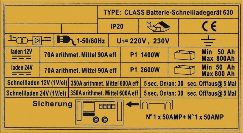 Chargeur Batterie Rapide 12V 24V Camion Bus