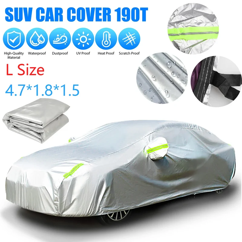 Housse de Voiture Imperméable Universelle 470x180x150