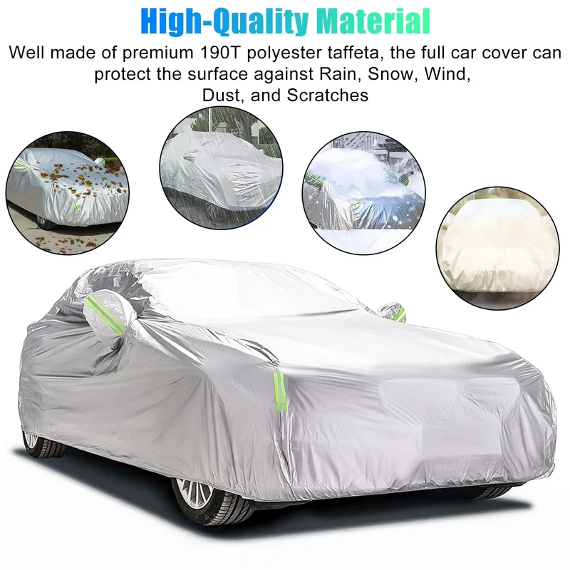 Housse de Voiture Imperméable Universelle 470x180x150