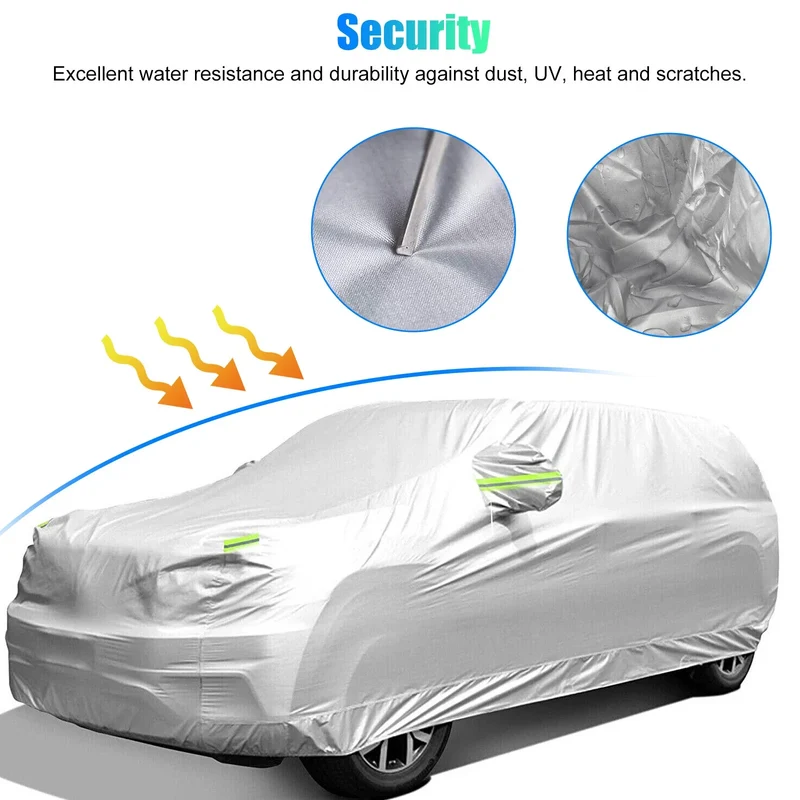 Housse de Voiture Imperméable Universelle 470x180x150