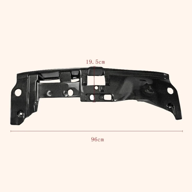 Panneau de Refroidissement Carbone Mitsubishi Evo X 2007-2016