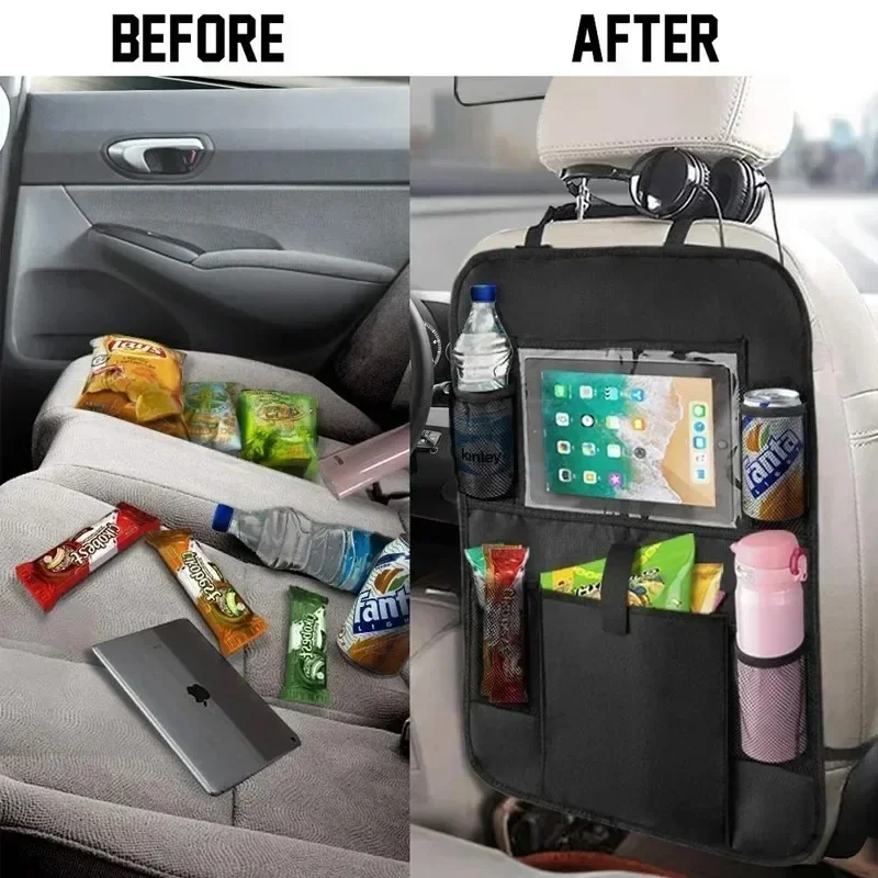 Protecteur de Siège Arrière Voiture avec Support Tablette