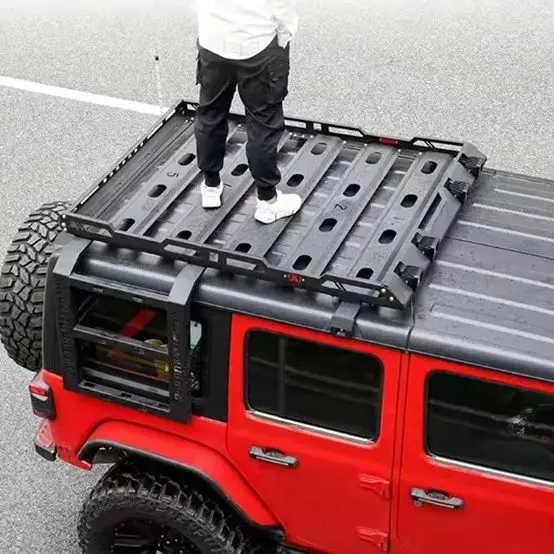 Galerie de Toit Aluminium Jeep Wrangler JK JL 2007-2023