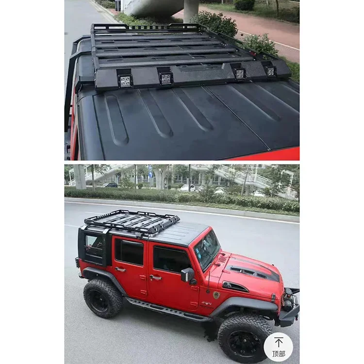Galerie de Toit Aluminium Jeep Wrangler JK JL 2007-2023