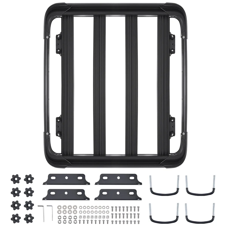 Porte-Bagages de Toit Panier Universel Acier Antirouille