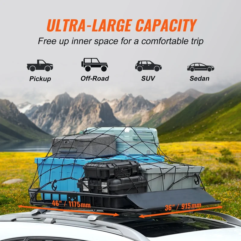 Panier de Galerie de Toit Universel SUV Camion