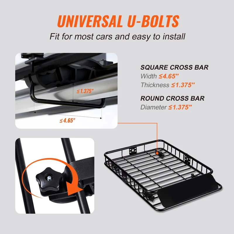 Panier de Galerie de Toit Universel SUV Camion