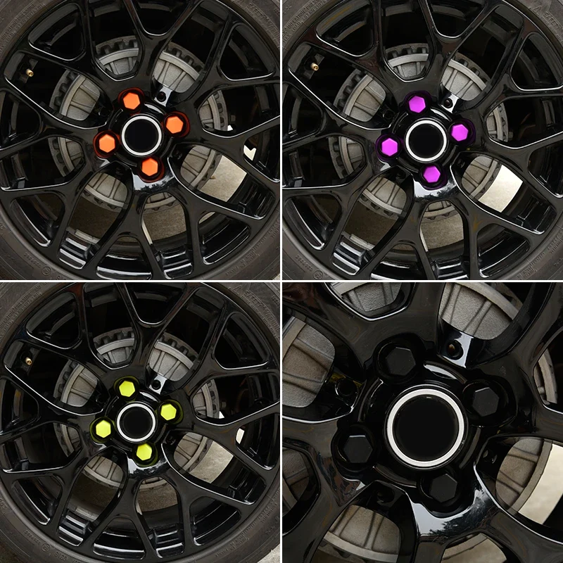 Capuchons de Vis de Roue Silicone Smart Fortwo Forfour 453