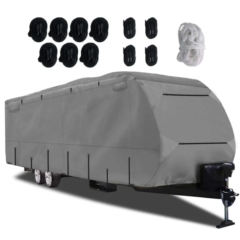 Housse de Protection Caravane en Tissu Non Tissé 571 x 260 cm