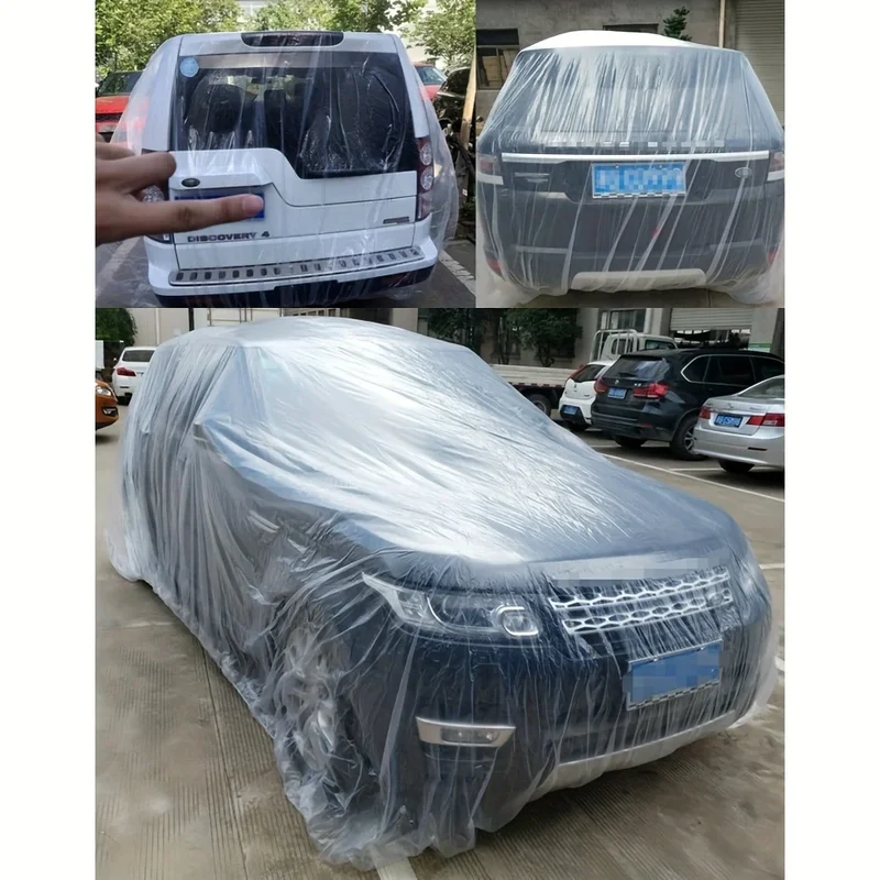 Housse de Protection Voiture Transparente Imperméable Universelle