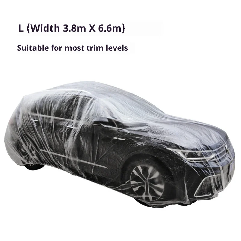 Housse de Protection Voiture Transparente Imperméable Universelle