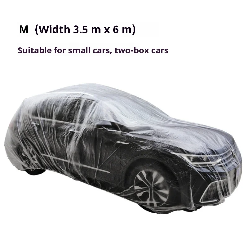 Housse de Protection Voiture Transparente Imperméable Universelle