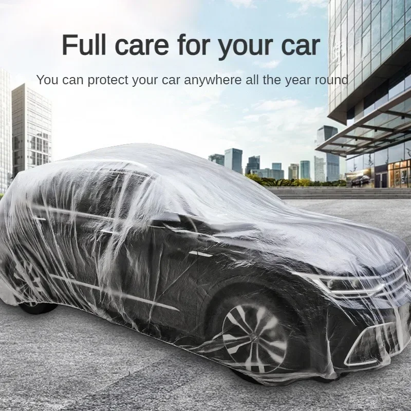 Housse de Protection Voiture Jetable Transparente Universelle