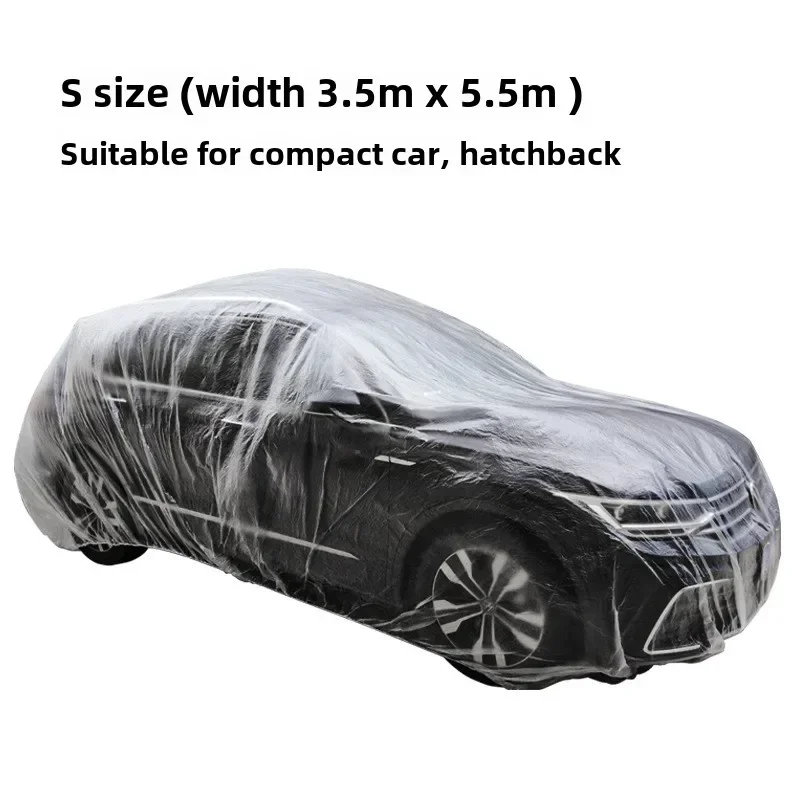 Housse de Protection Voiture Jetable Transparente Universelle