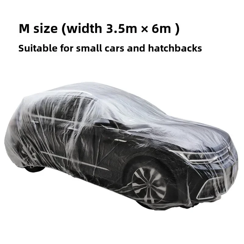 Housse de Protection Voiture Jetable Transparente Universelle
