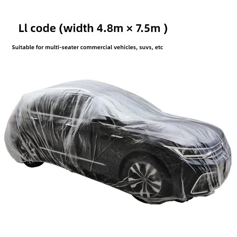 Housse de Protection Voiture Jetable Transparente Universelle