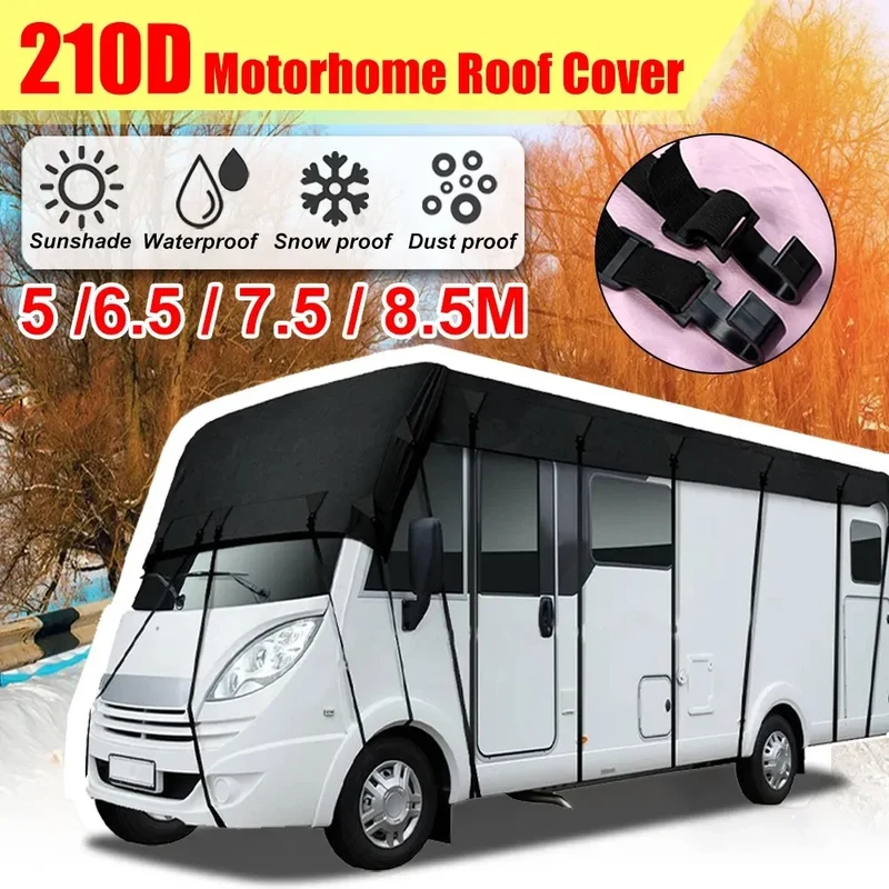 Housse de Toit Impermeable Caravane et Camping-Car 210D