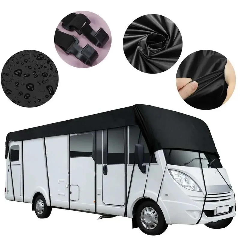 Housse de Toit Impermeable Caravane et Camping-Car 210D
