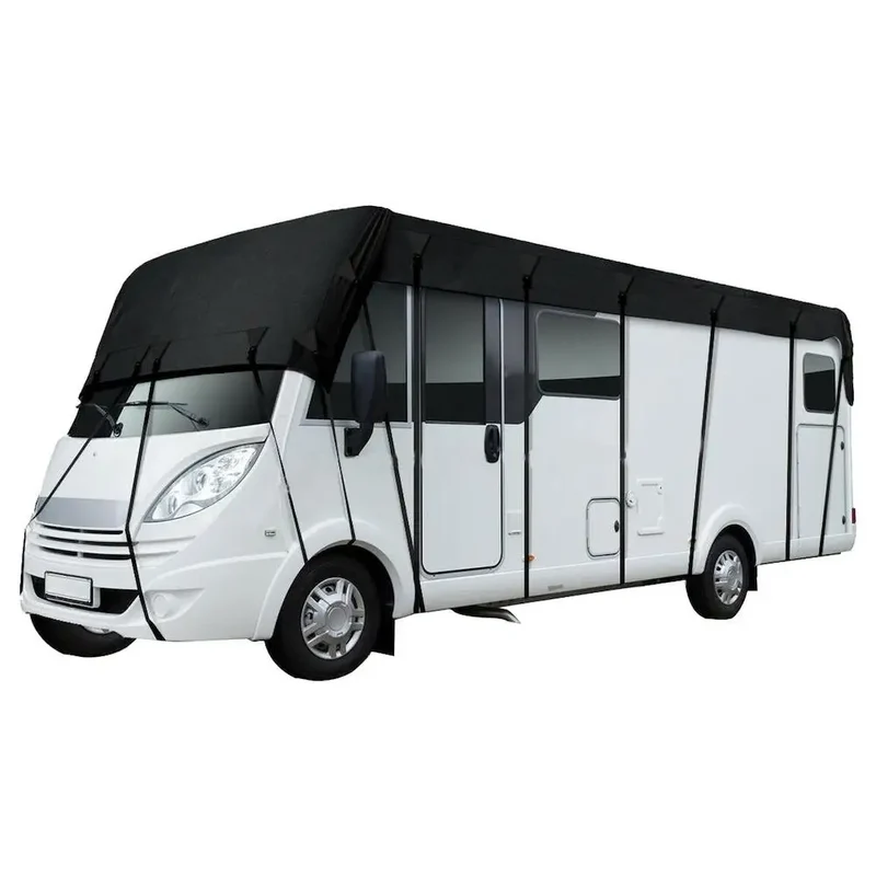 Housse de Toit Impermeable Caravane et Camping-Car 210D