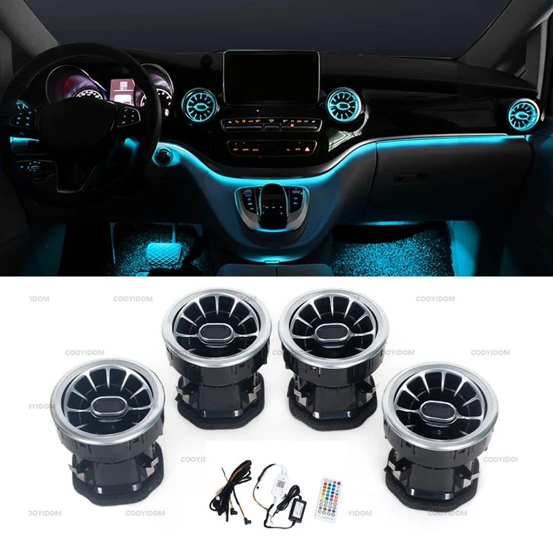 Contours de Ventilation Ambiance LED Mercedes Classe V W447