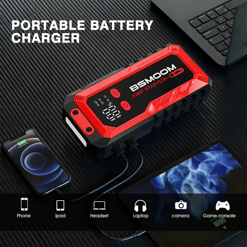 Booster de Batterie Démarreur de Secours 7000A 12V