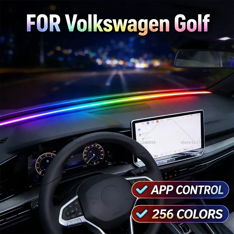 Bande Lumineuse Ambiance Volkswagen Golf