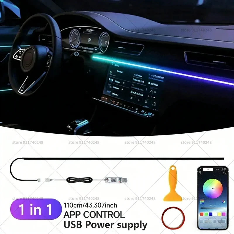 Bande Lumineuse Ambiance Volkswagen Golf