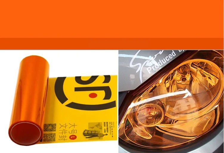 Film Teinte de Protection pour Optiques de Voiture
