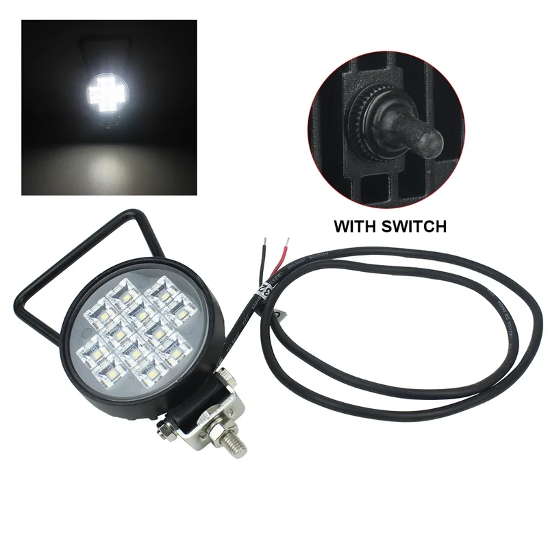 Lampe Travail LED 3 Pouces 12W Tout-Terrain 4x4 SUV