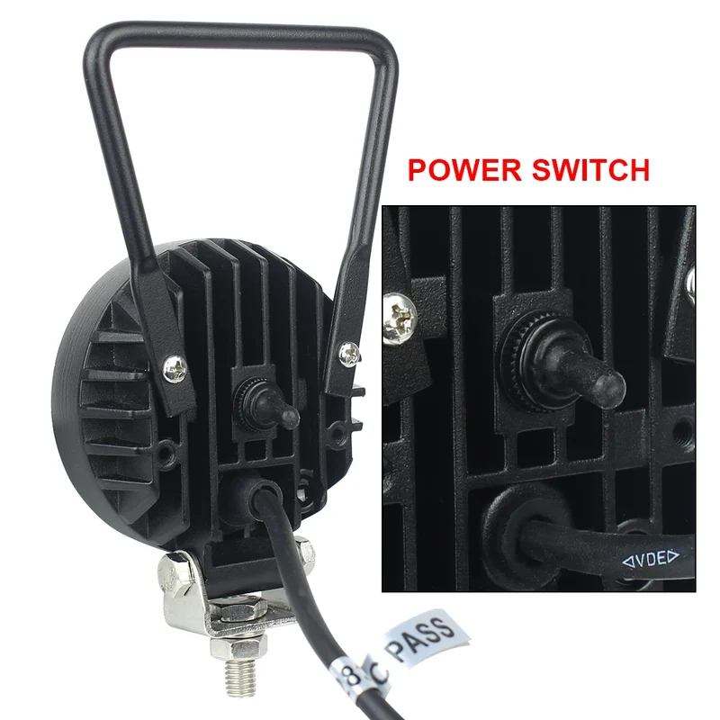 Lampe Travail LED 3 Pouces 12W Tout-Terrain 4x4 SUV