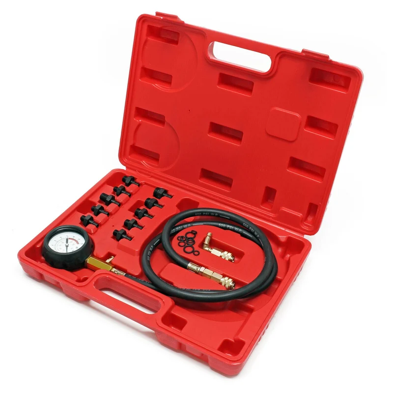 Kit testeur de pression d'huile moteur 12 pièces