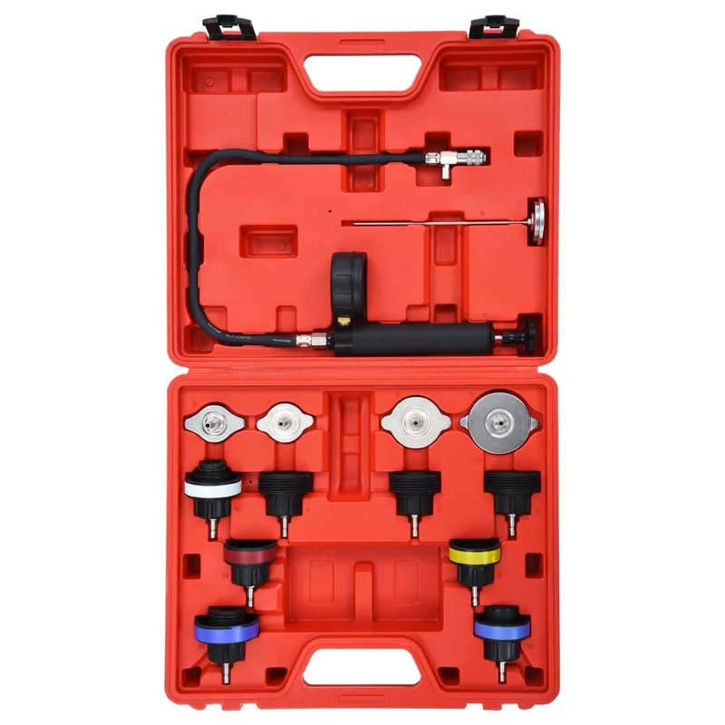 Kit testeur de pression de radiateur universel 14 pièces