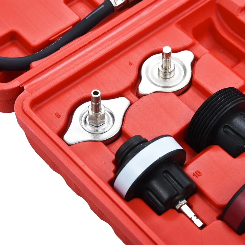 Kit testeur de pression de radiateur universel 14 pièces