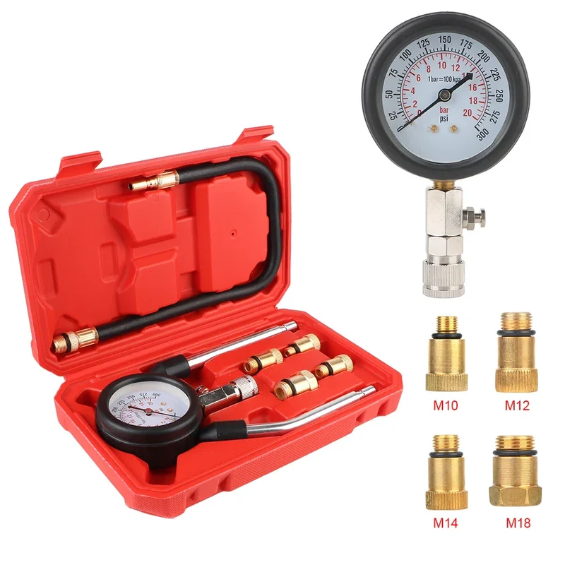Kit Test Compression Moteur Essence Diesel 300 PSI