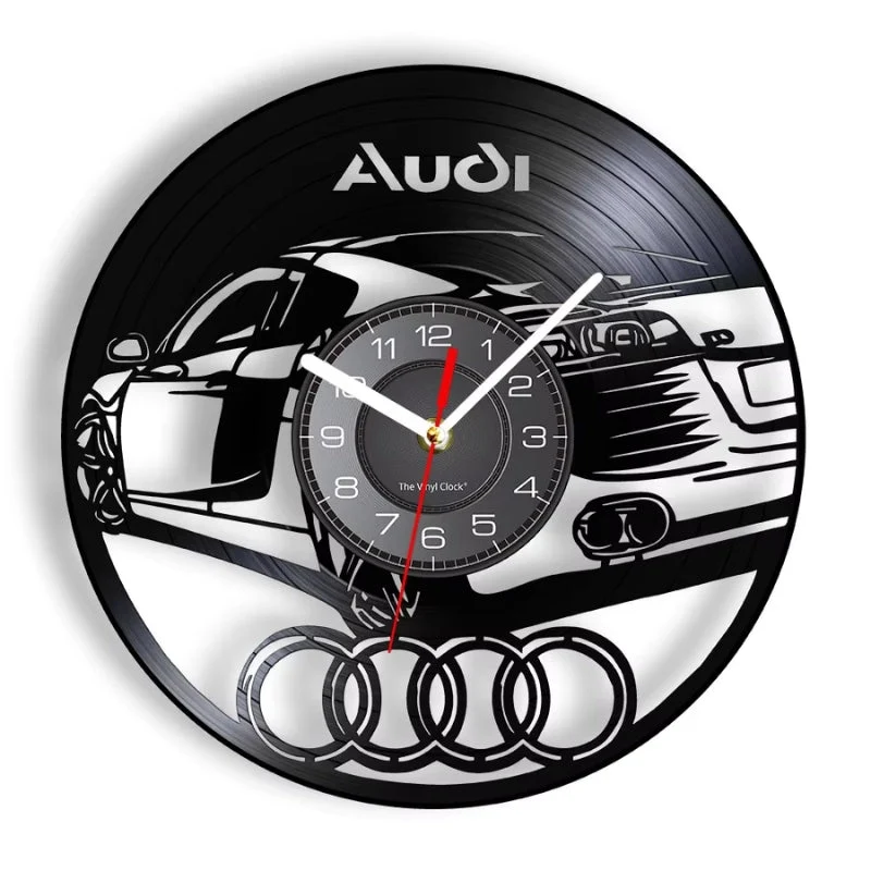 Horloge Murale Design Audi R8 Métal