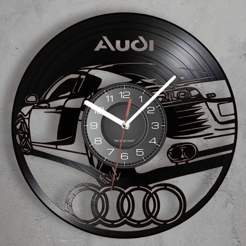 Horloge Murale Design Audi R8 Métal