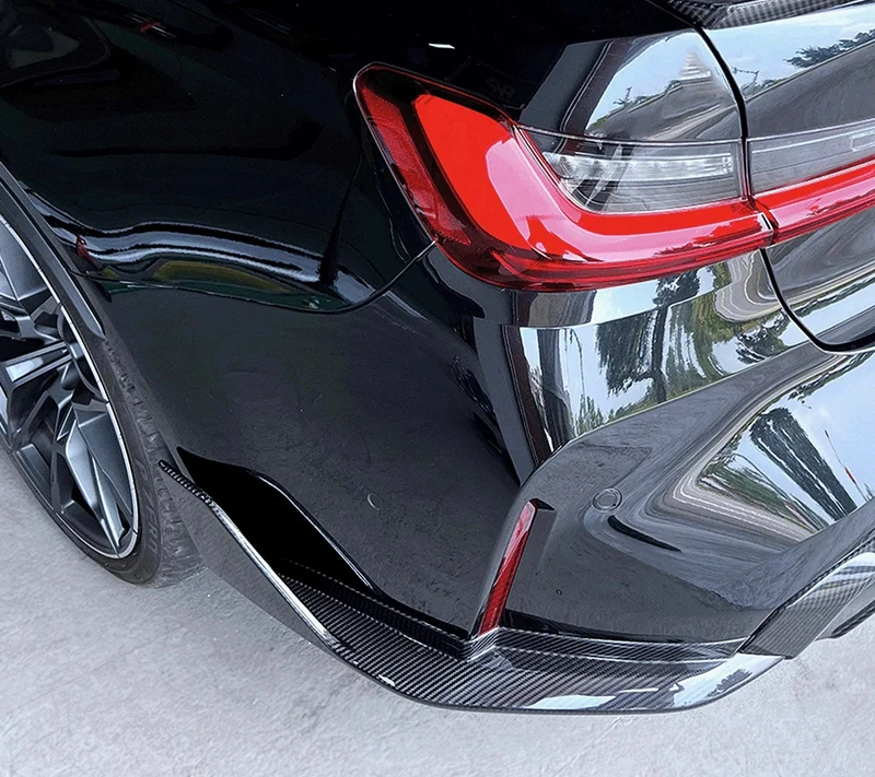 Coins Arrière Style MP Fibre Carbone BMW G80 G82
