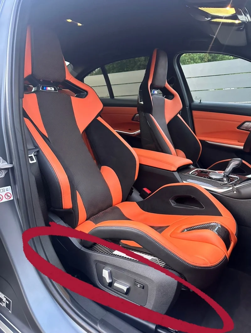 Housse Siège Latérale Carbone BMW G80 G81 G82 G83
