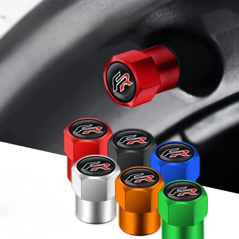 Bouchons de valve Seat FR en aluminium 4 pièces