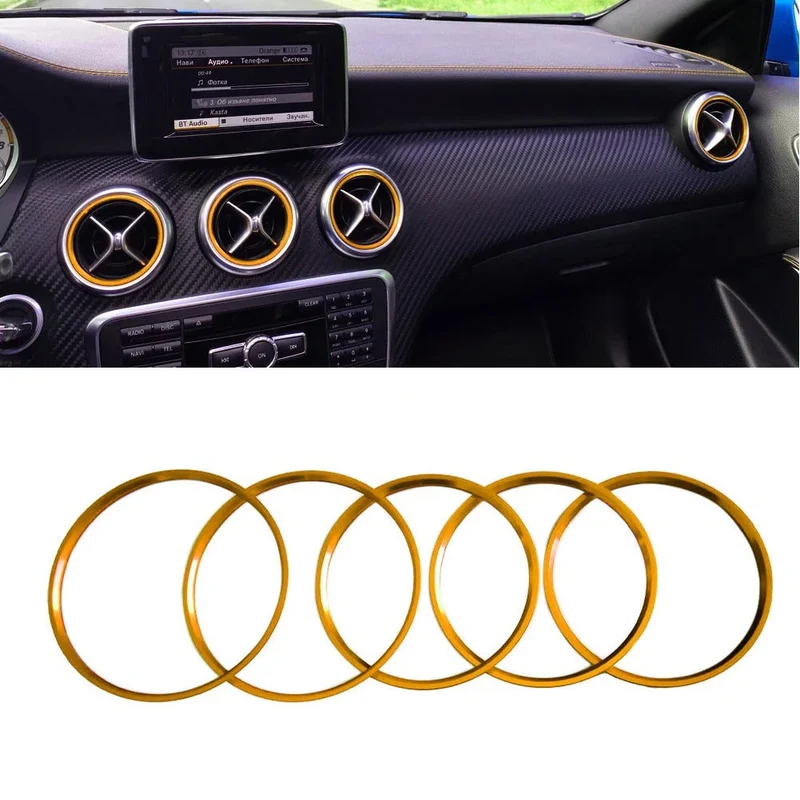 5x Anneaux de Ventilation Mercedes A B CLA GLA 2013-2019
