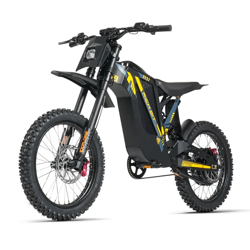 RICH BIT V9 Ultra 48V 2500W Electric Motorcycle Max Speed 63km Electric Bicycle Full Suspension All-Terrain E-Bike