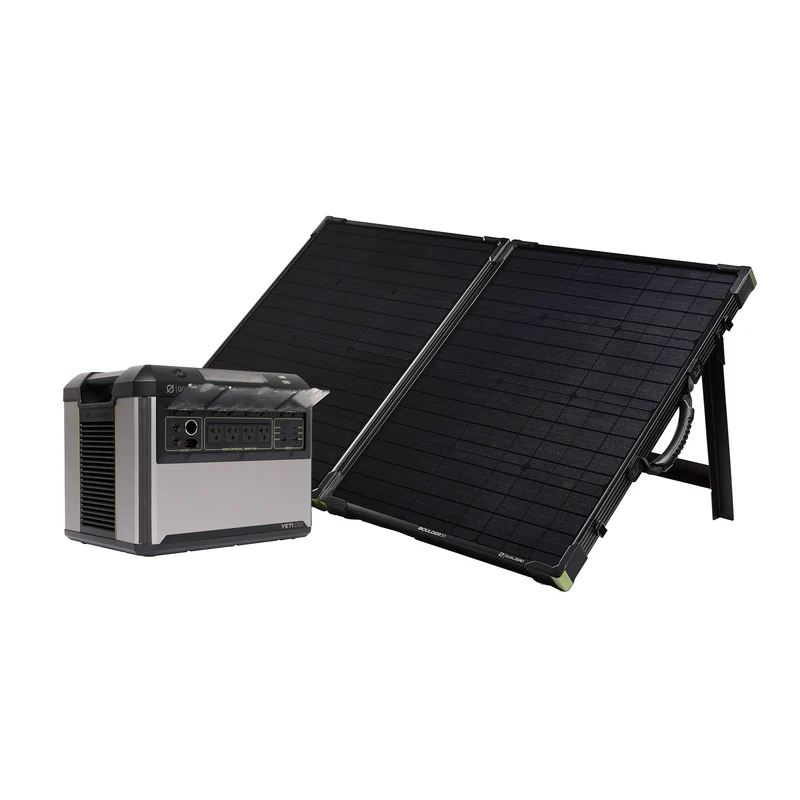 Yeti 1500 + Boulder 100 BC Solar Generator