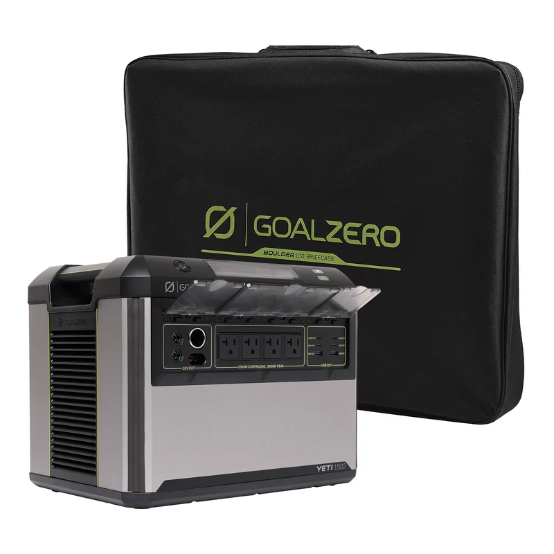 Yeti 1500 + Boulder 100 BC Solar Generator