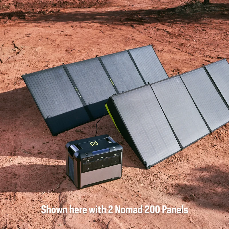 Yeti 1500 + Nomad 200 Solar Generator