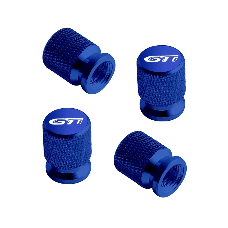 Bouchons Valve Peugeot GTI Aluminium Noir Chrome