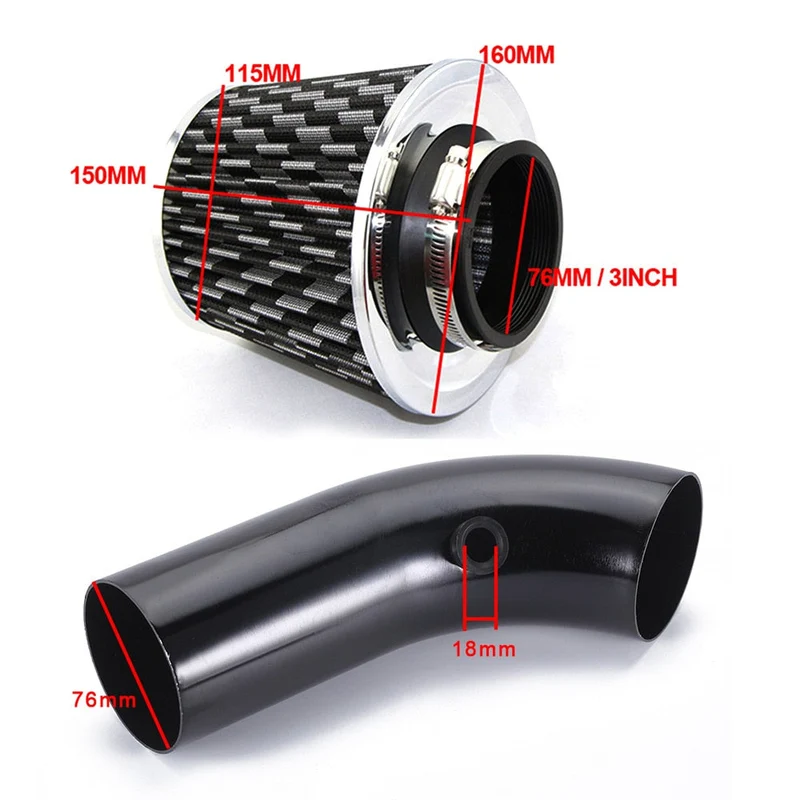 Admission Directe Universel 76mm Kit Performance