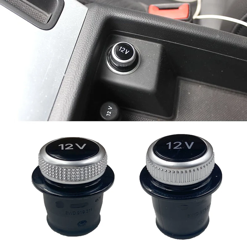 Couvre Allume-Cigare 12V Chromé Audi