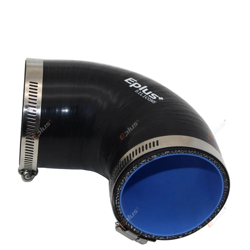 Coude Silicone Universel 90° Noir